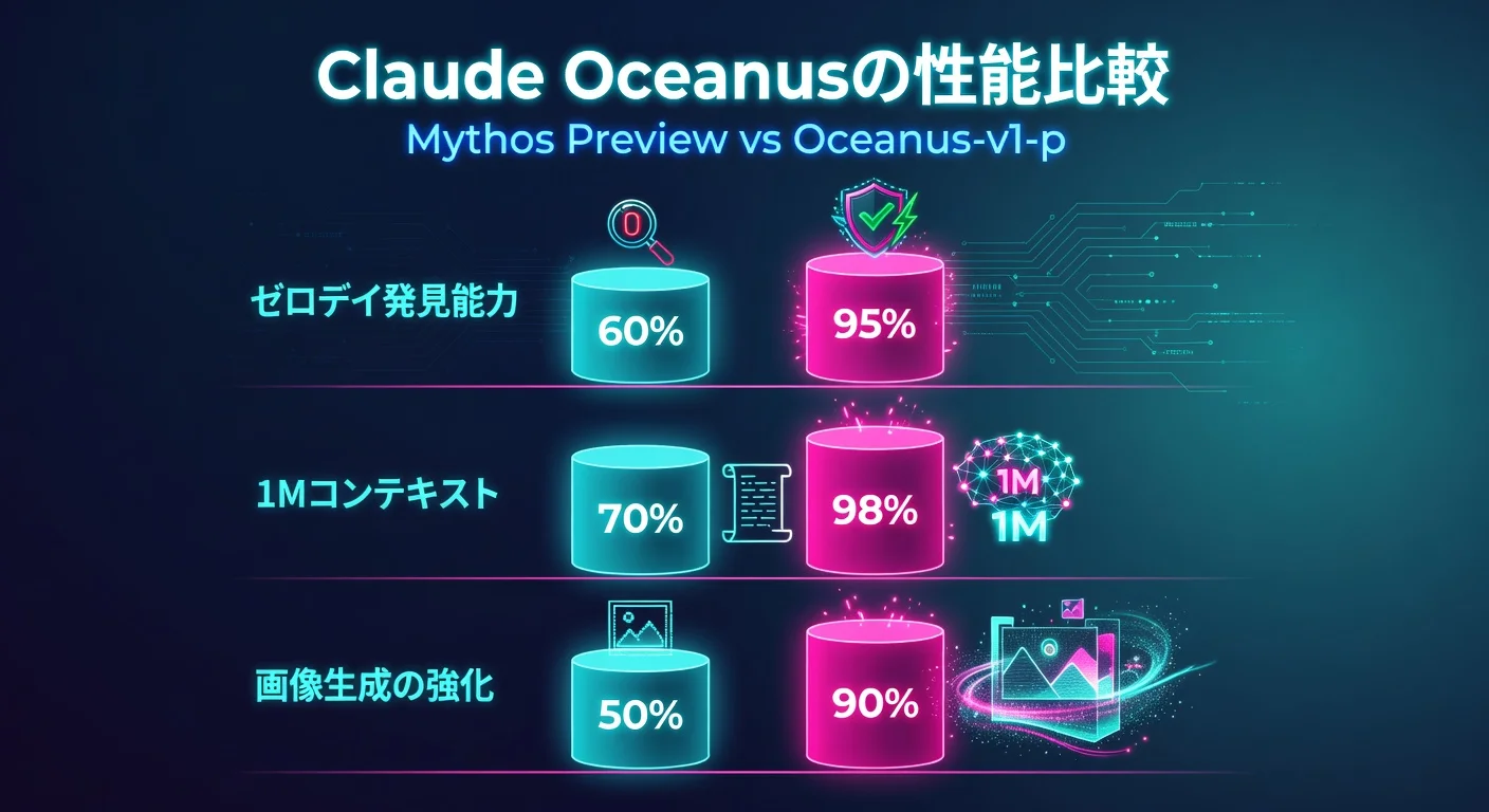 Mythos PreviewとOceanusの性能比較